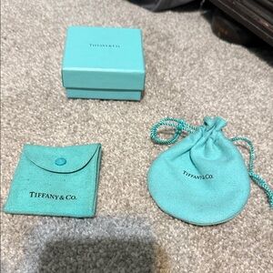 Tiffany & Co. Turquoise Box and Pouches Set